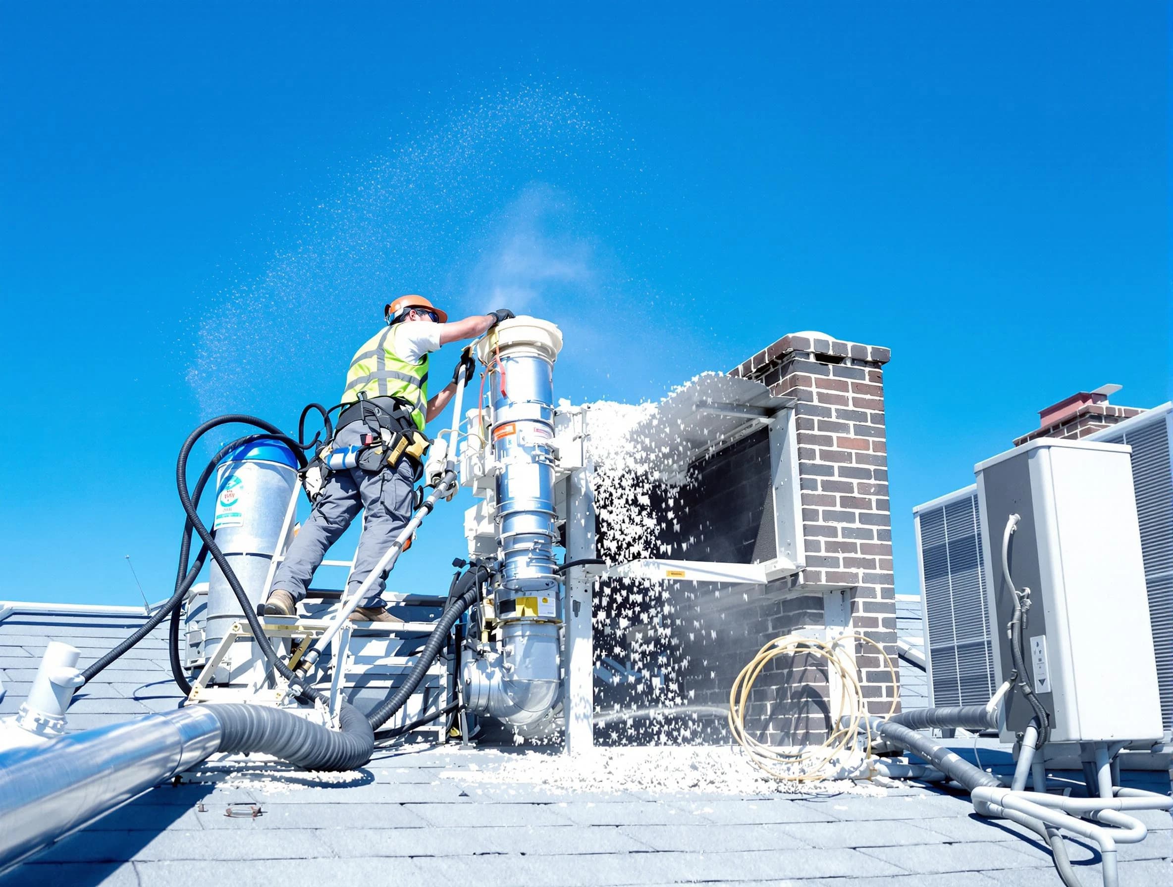 Expert roof dryer vent cleaning by Bon Air Dryer Vent Cleaning in Bon Air