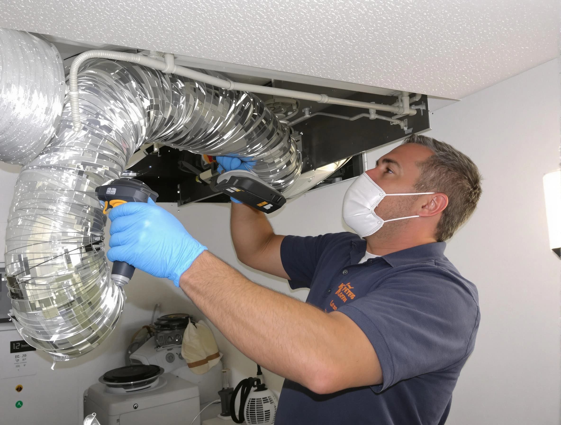 Bon Air Dryer Vent Cleaning professional performing thorough residential dryer vent cleaning in Bon Air