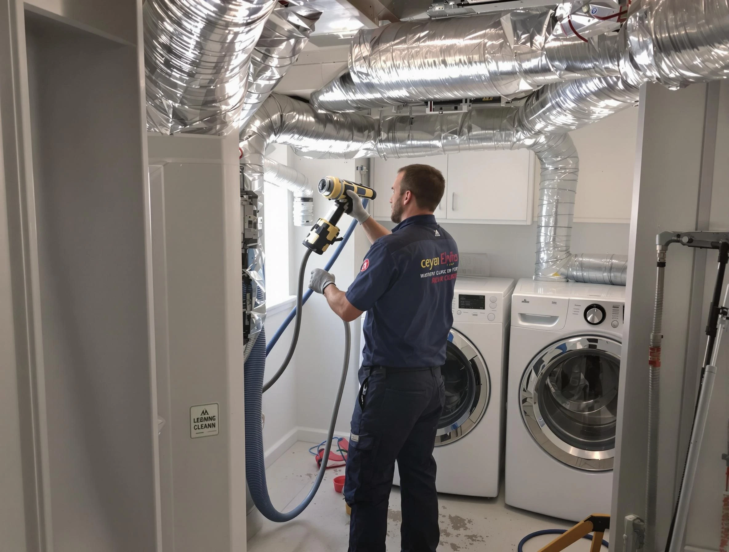 Bon Air Dryer Vent Cleaning specialist using advanced equipment for thorough duct cleaning in Bon Air
