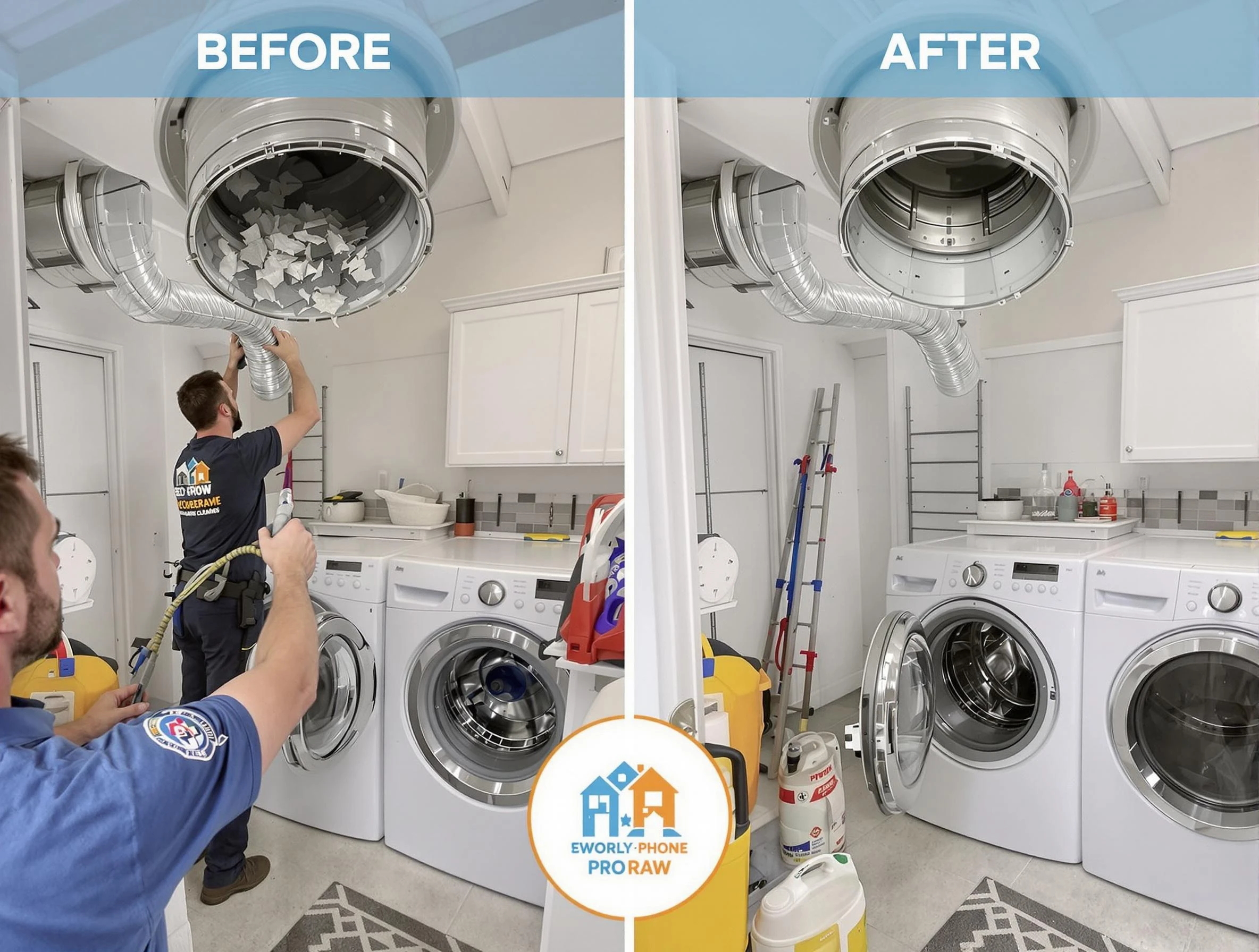 Residential dryer vent cleaning by Bon Air Dryer Vent Cleaning in Bon Air